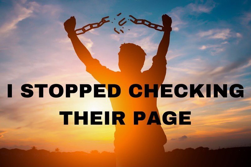 STOPPED CHECKING THEIRPAGE