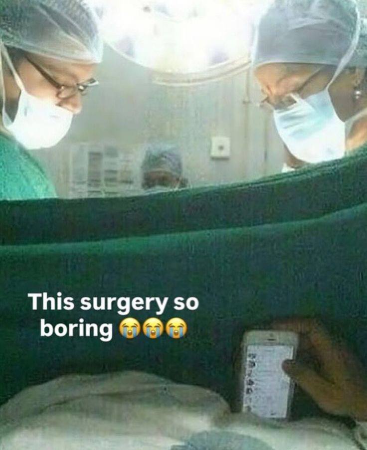 This surgery so boring