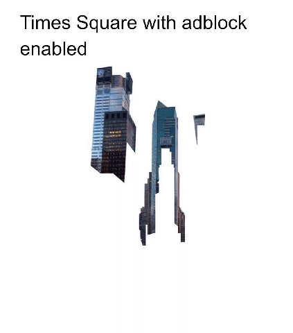 Times Square with enabled