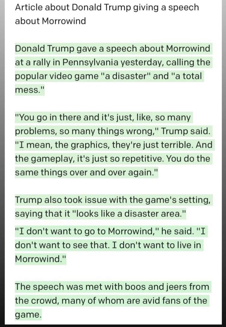 A Dark Elf MAGA reader submission!