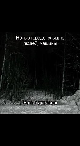 Ночь в городе: слышно людей, машины _й № — Ночывдеревне: Ночь в деревне: id Ам му -Ночьвдеревне: * <