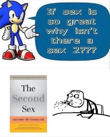 sex is winy isn’t there a2 AND The Second Sex simone beauvoir ved