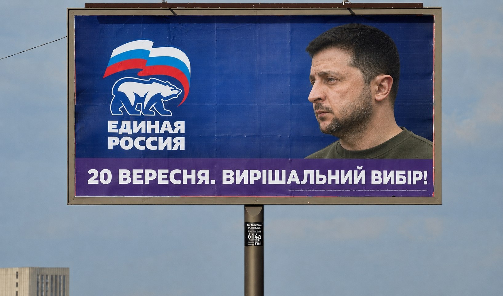 ЕДИНАЯ РОССИЯ 20 ВЕРЕСНЯ. ВИРШАЛЬНИЙ 614;