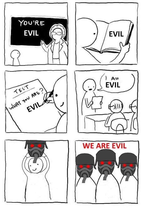 EVIL EVIL EVIL