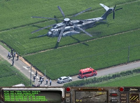 ney „у aly She ner Shilldex eYou see: Yellow Reactor Keycard. eYou see a dead: Enclave Guord. “TAP eYou see: Vertibird. INV at eYou see nothing сыт of the ordinary. СНА eYou see nothing out of the 4 0