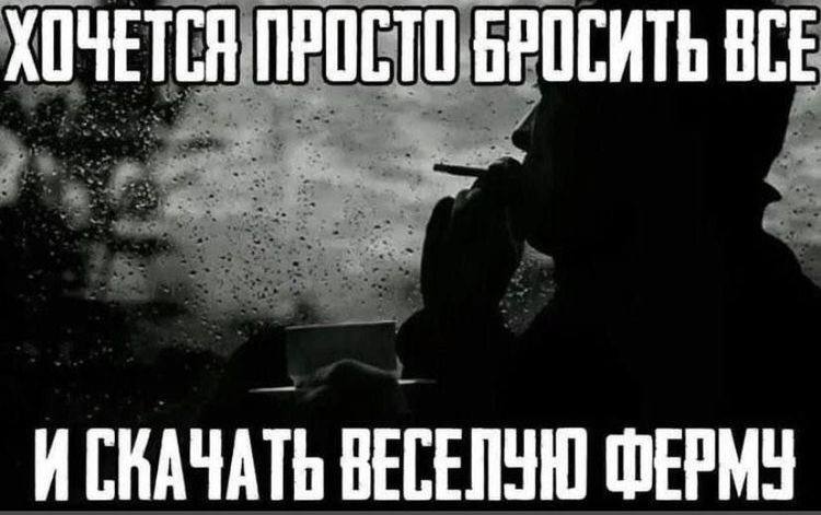 ХОЧЕТСЯ ПРОСТО БРОСИТЬ ВСЕ И СКАЧАТЬ ФЕРМУ