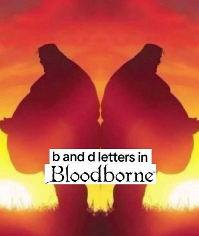 and letters in Bloodborne