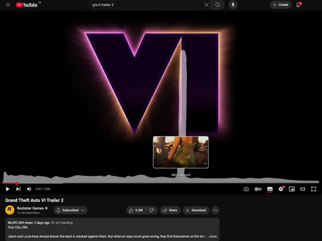 gta 6 trailer 2 Grand Theft Auto Trailer 2 Download 86,597,309 views 2 days ago #1 on Trending Vice City, USA. Jason and Lucia have always known the deck is stacked against them. But when an easy scor