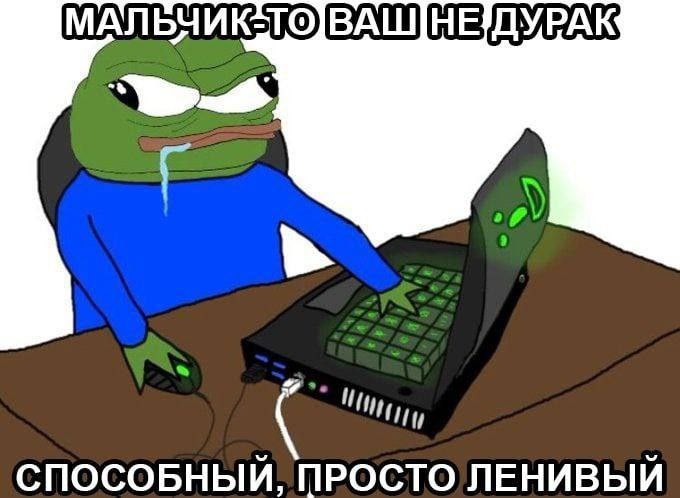 МАЛЬЧИК А СПОСОБНЫЙ, ПРОСТО ЛЕНИВЫЙ