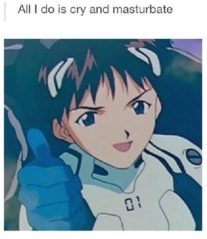All is cry and masturbate