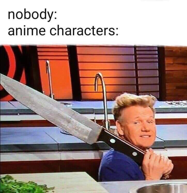 nobody: anime characters: