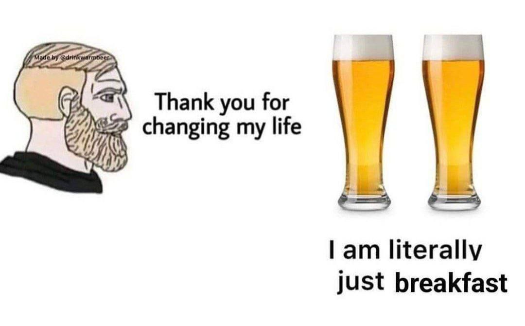 Thank you for changing my life literally just breakfast