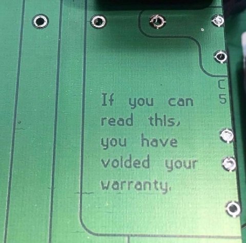 If you can 5 read this, you have \4 Volded your warre о 4 4