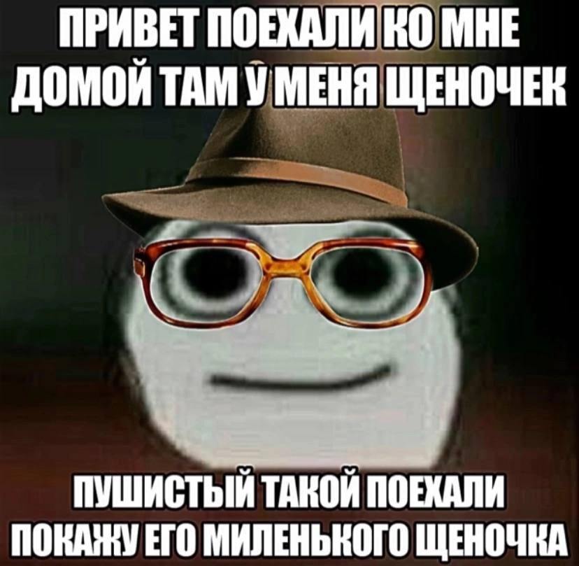 ПРИВЕТ ПОЕХАЛИ МНЕ ДОМОИ ТАМ УМЕНЯ ЩЕНОЧЕК ПУШИСТЫЙ ТАКОЙ ЕГО МИЛЕНЬКОГО ЩЕНОЧКА