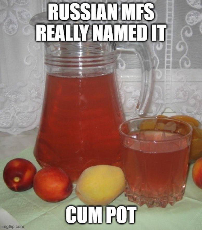 RUSSIAN MFS REALLY NAMED IT CUM POT