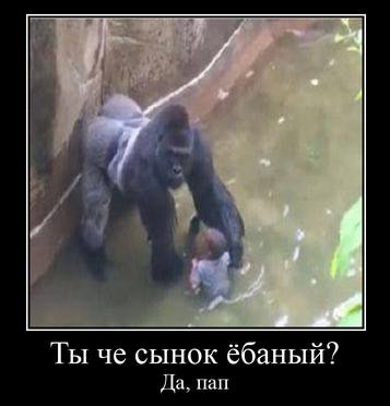 Ты че сынок ёбаный? Да, пап
