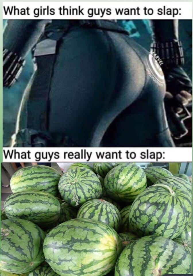 What girls think guys want to slap What guys really want to slap i 4 a