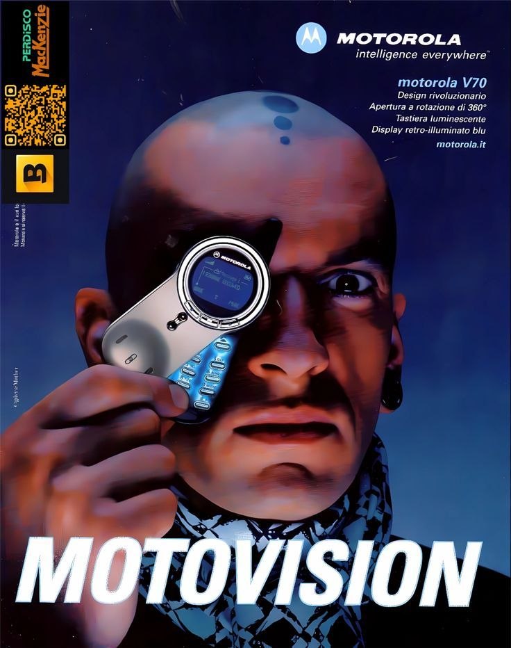 MOTOROLA intelligence everywhere motorola Design rivolucionario Apertura a 360 Тазиега luminescente Display MOT ISION