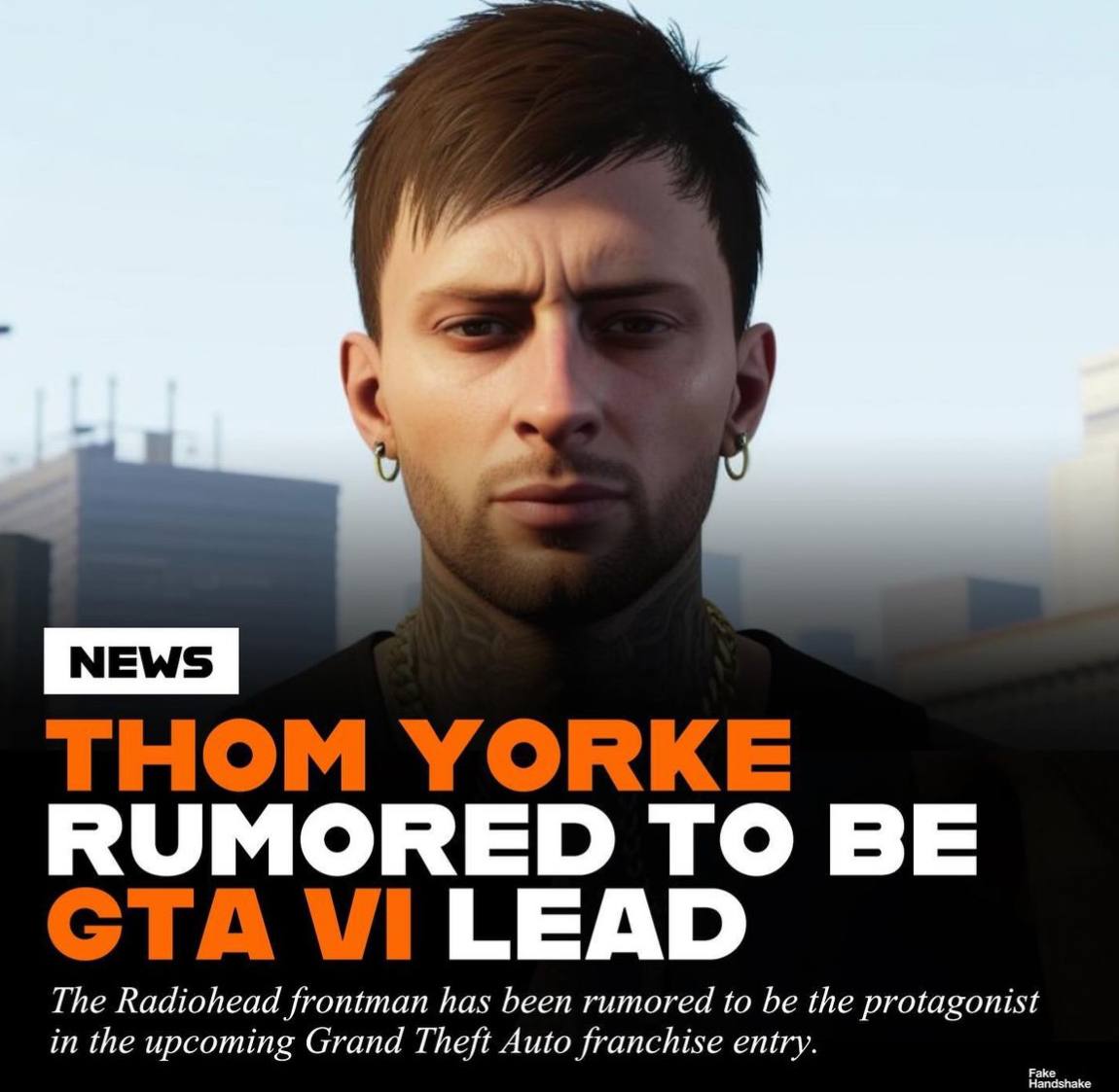 THOM YORKE RUMORED TO BE GTA LEAD The Radiohead frontman has been rumored to be the protagonist in the upcoming Grand Theft Auto franchise entry.