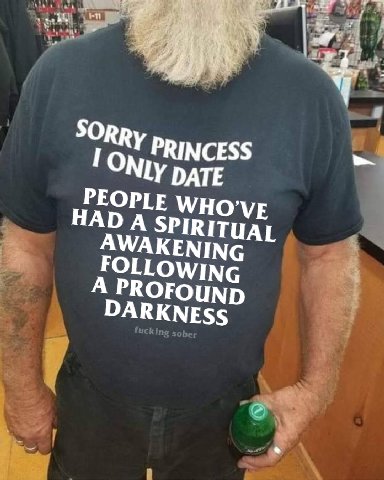 SORRY "ОМУ рАТЕ PEOPLE WHO'VE HADA SPIRITUAL AWAKENING FOLLOWING A PROFOUND DARKNESS
