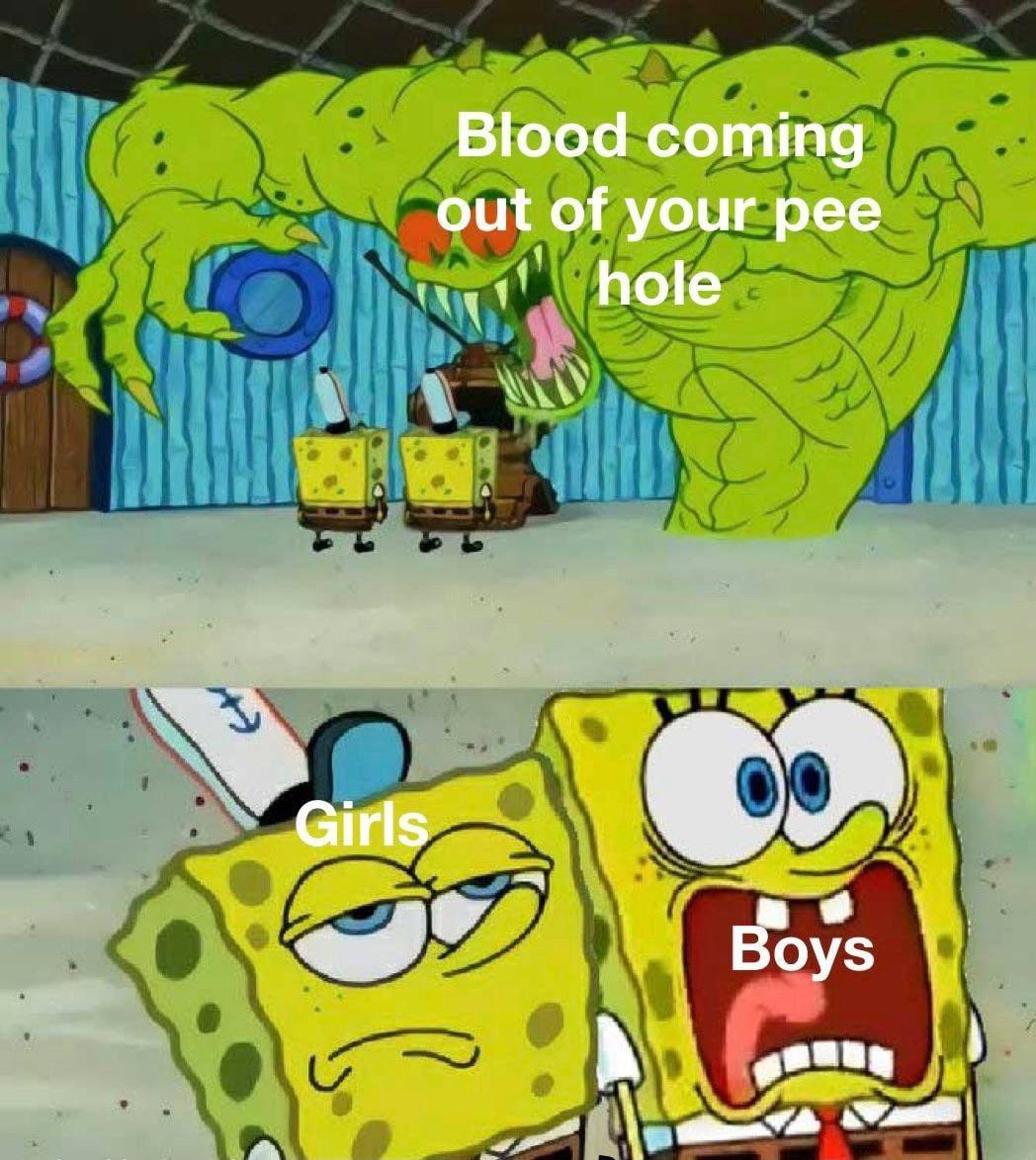 Blood coming out of your pee hole A Boys в