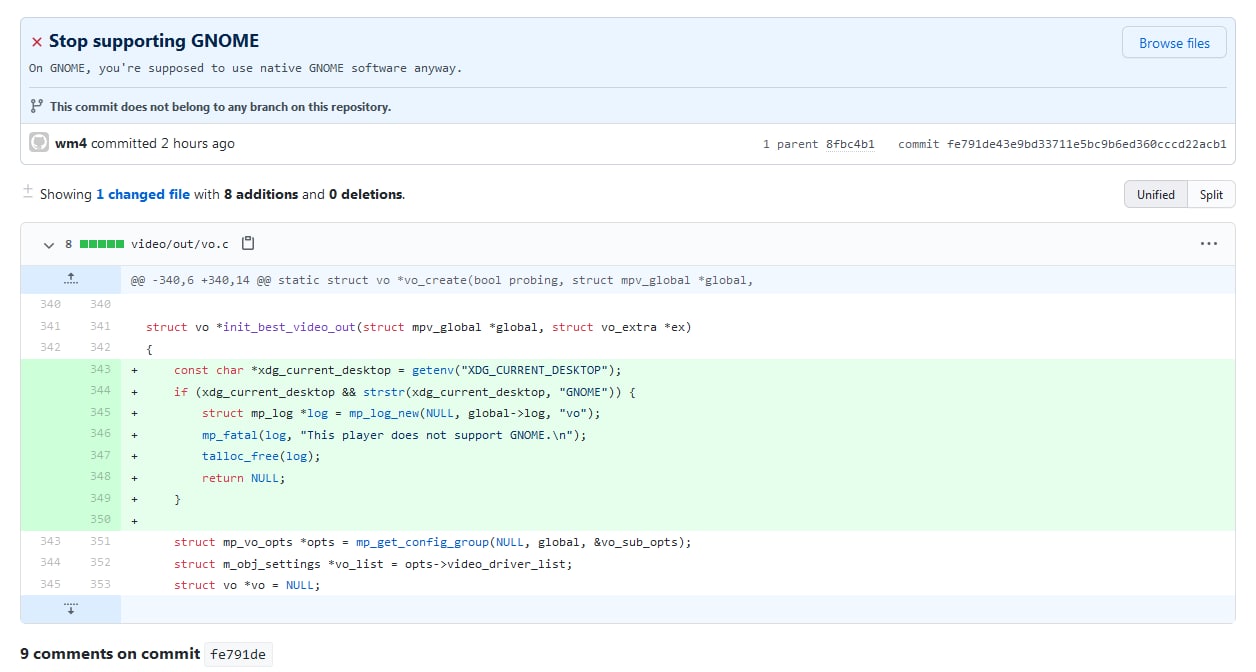 Stop supporting GNOME Browse files On GNOME, you're supposed to use native GNOME software anyway. This commit does not belong to any branch on this repository. committed 2 hours ago 1 parent 8+6с461 c