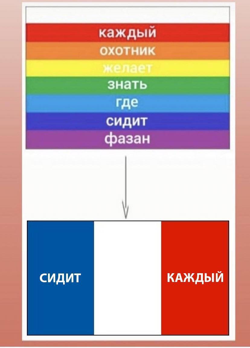 каждый охотник желает знать где сидит фазан СИДИТ КАЖДЫЙ