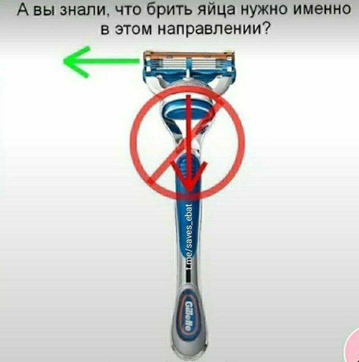А вы знали, что брить яйца нужно именно в этом направлении? 4