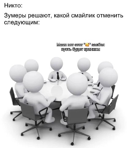 Никто: Зумеры решают, какой смайлик отменить следующим: Меня Bor этот завбал