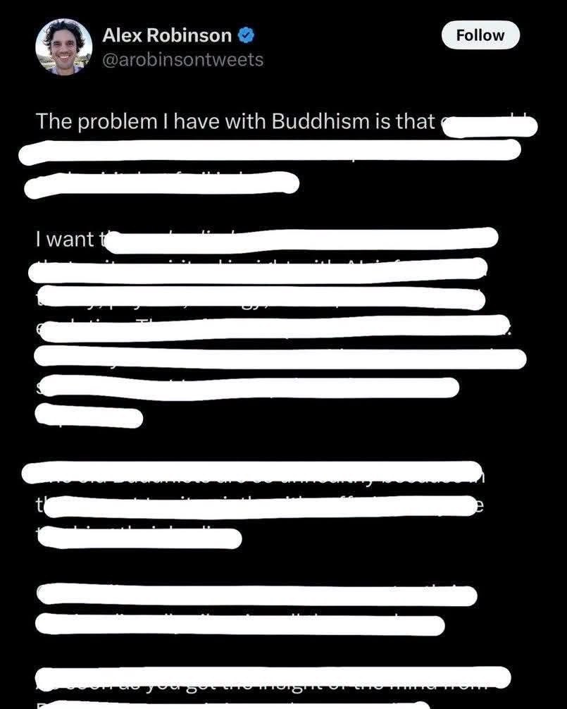 The problem have with Buddhism is that