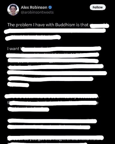 The problem have with Buddhism is that