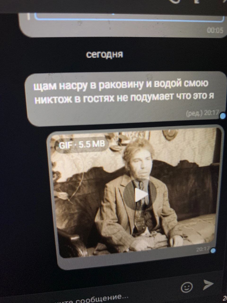 щам насру в раковину и водой смою никтож в гостях не подумает что это я