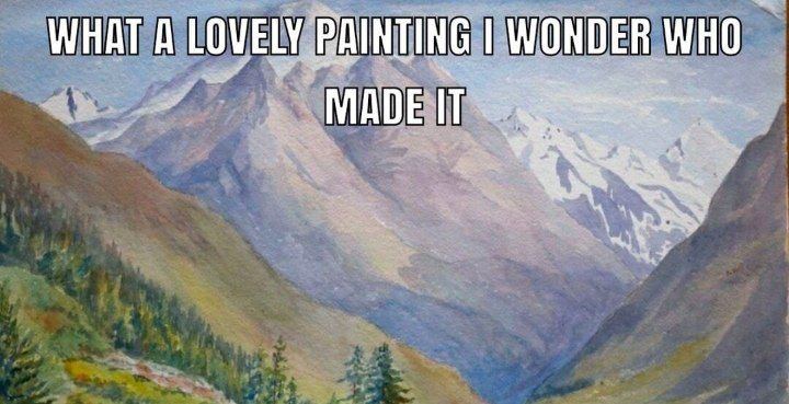 WHAT A LOVELY PAINTING WONDER WHO MADE
