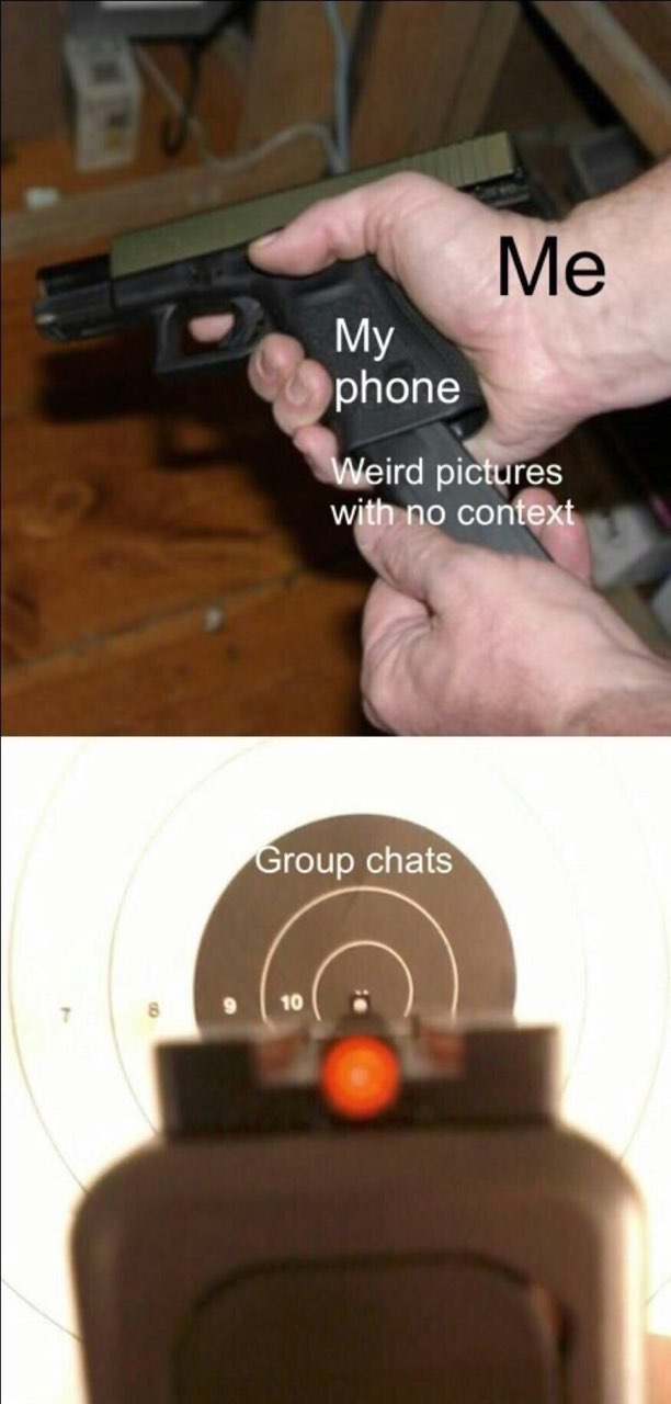 My phone Weird pictures with no context roup chats 10