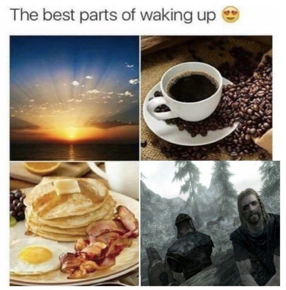 The best parts of waking up a