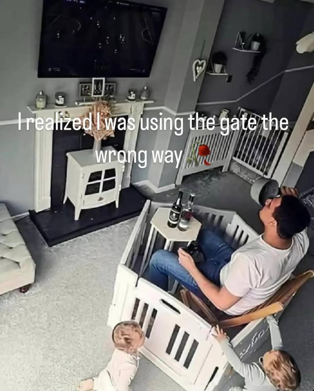 realized the gate the way