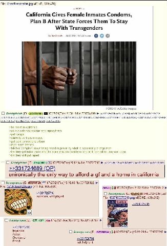 File: StatePenetration jpg (45 NEWS California Gives Female Inmates Condoms, Plan After State Forces Them To Stay With Transgenders Ben Zeisloft DailyWire.com о 3%, FOTOKITA/Getty Images Anonymous (10
