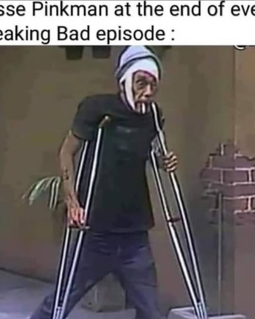 Pinkman at the end of eve ‚акта Bad episode С