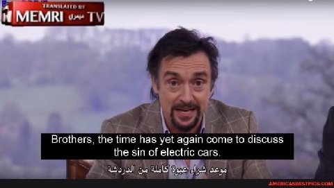 MEMRI Brothers, the time has yet again come to discuss the sin of electric cars ALIS Sate