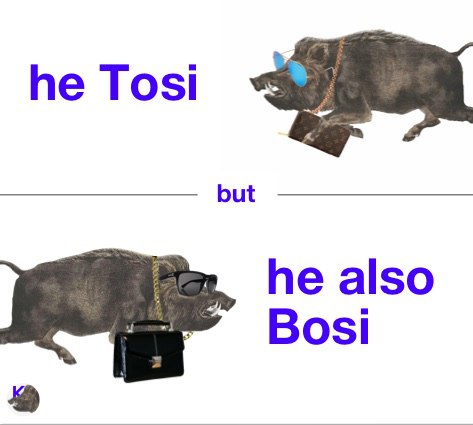 he Tosi but he also