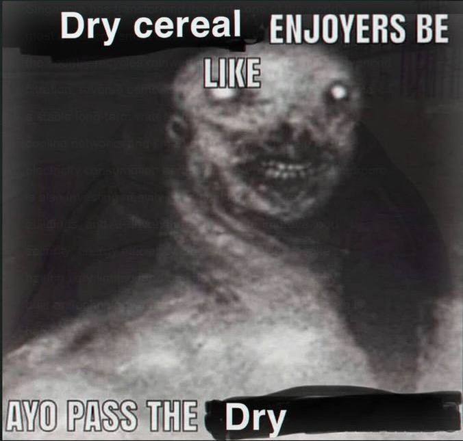 Dry cereal ENJOYERS BE LIKE THE Огу