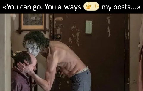 «You can You always my posts...»