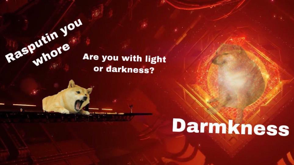 о Are you with light or darkness? Darmkness