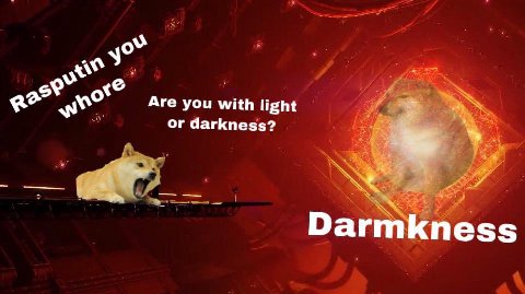 о Are you with light or darkness? Darmkness