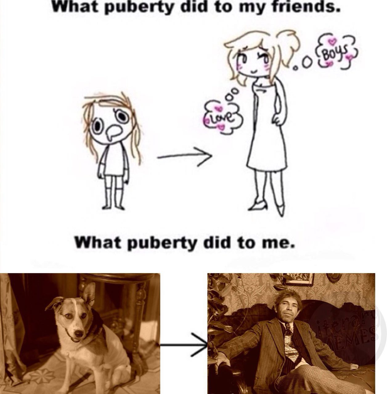 What puberty did to my What puberty did to me. 25