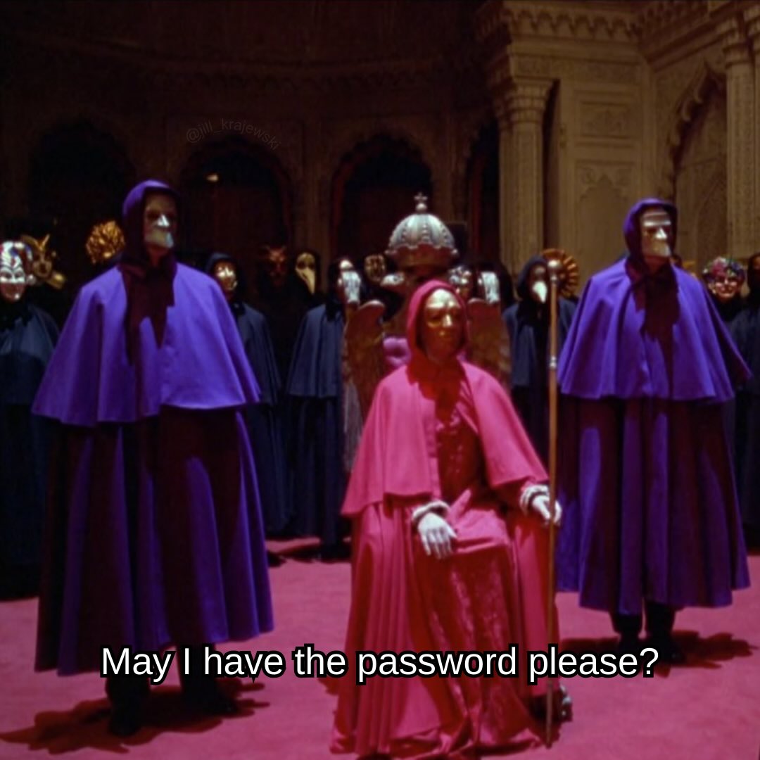 a Мау have the password please?