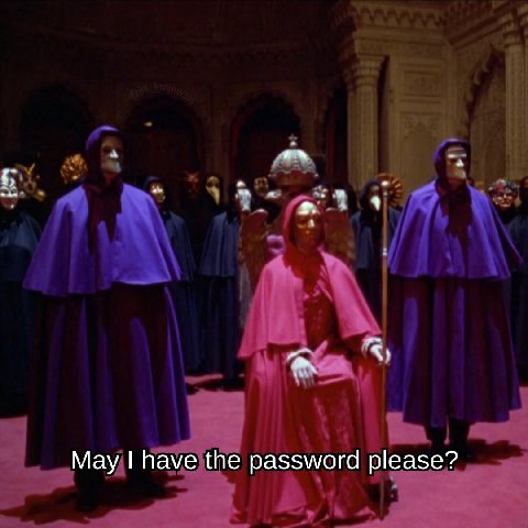 a Мау have the password please?