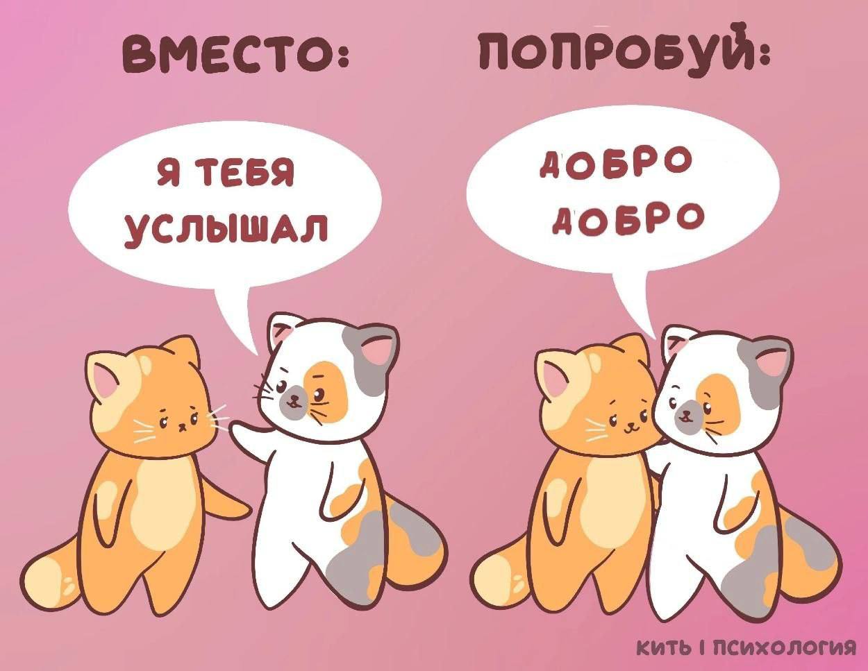 Я ТЕБЯ ДОБРО УСЛЫШАЛ ДОБРО