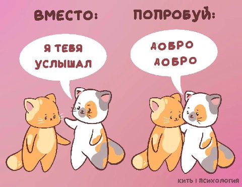 Я ТЕБЯ ДОБРО УСЛЫШАЛ ДОБРО