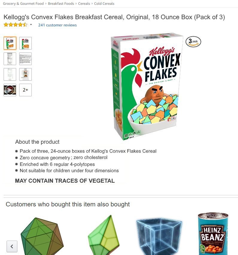 Grocery Gourmet Food Breakfast Foods Cereals Cold Cereals Kellogg's Convex Flakes Breakfast Cereal, Original, 18 Ounce Box (Pack of 3) 241 customer reviews 489 VEX FLAKES У About the product Pack of t